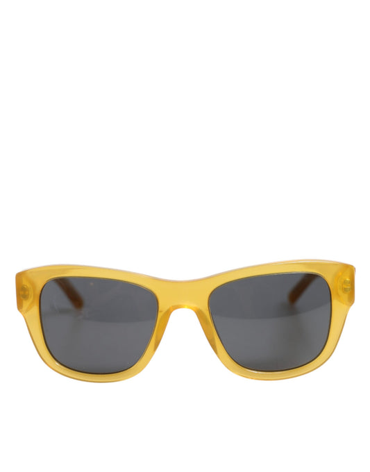 Dolce & Gabbana DG4177 – Sonnenbrille aus honigfarbenem Acetat mit schwarz getönten Gläsern