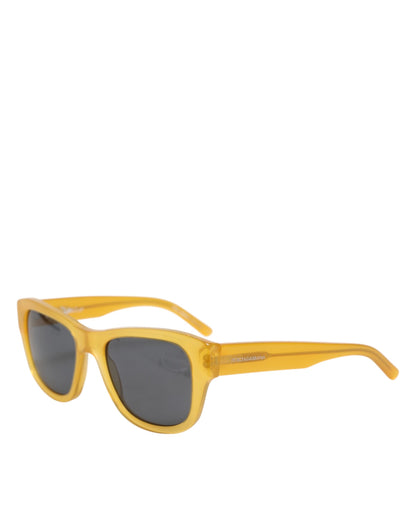 Dolce &amp; Gabbana DG4177 – Sonnenbrille aus honigfarbenem Acetat mit schwarz getönten Gläsern