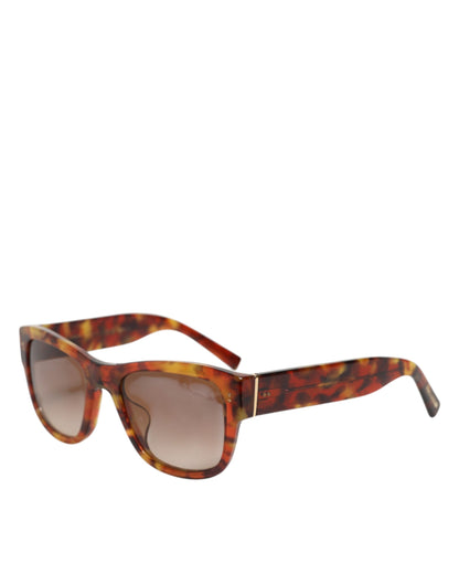 Dolce &amp; Gabbana DG4338F Sonnenbrille mit Vollrand und runden Gläsern in Havannabraun