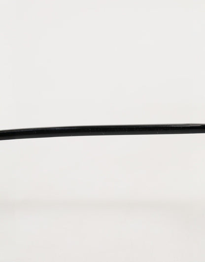 Dolce &amp; Gabbana Sonnenbrille mit schwarzem Metallrahmen und quadratischen Gläsern