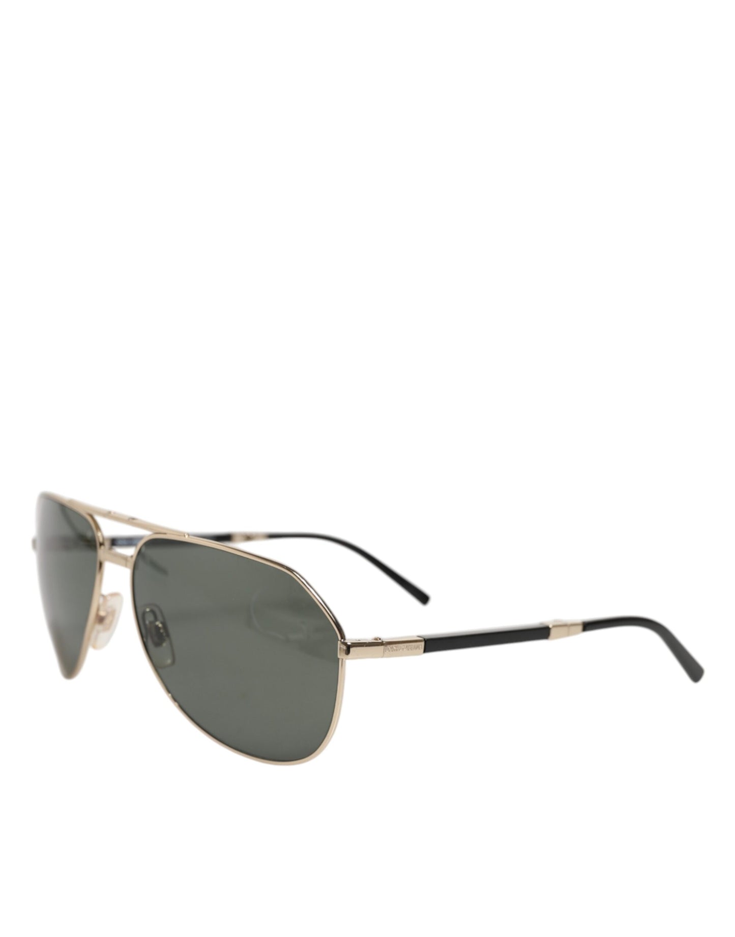 Dolce &amp; Gabbana DG2106K – Sonnenbrille mit polarisiertem Metallrahmen und schwarzer Vergoldung