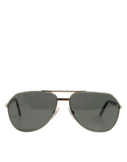 Dolce & Gabbana DG2106K – Sonnenbrille mit polarisiertem Metallrahmen und schwarzer Vergoldung