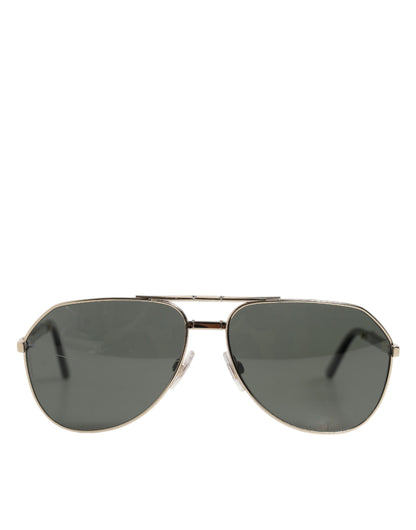 Dolce &amp; Gabbana DG2106K – Sonnenbrille mit polarisiertem Metallrahmen und schwarzer Vergoldung