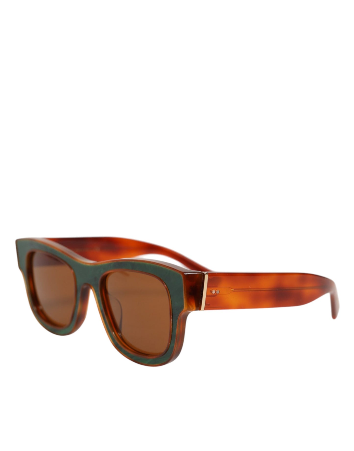 Dolce &amp; Gabbana DG4391 Unisex-Sonnenbrille mit quadratischem Rahmen aus Acetat in Grün und Braun