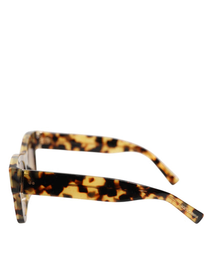 Dolce &amp; Gabbana DG4379F Sonnenbrille aus Acetat mit Farbverlauf in Schildpattoptik in Weiß
