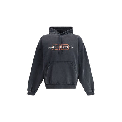 Balenciaga Schwarzes Baumwoll-Sweatshirt