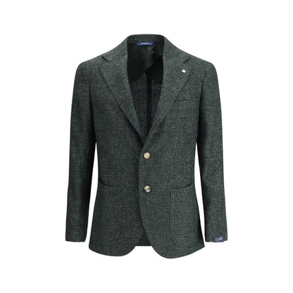 Gi Capri Einreihiger Blazer aus Melange-Stoff