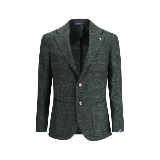Gi Capri Einreihiger Blazer aus Melange-Stoff