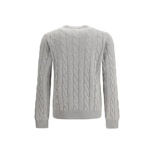 Aragona Cashmere-Pullover mit Rundhalsausschnitt und Flechteffekt