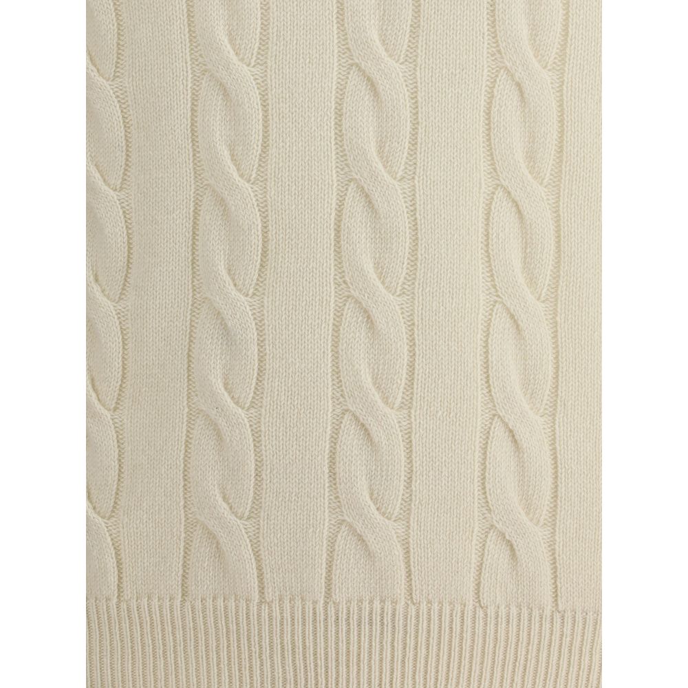 Aragona Rollkragenpullover aus geflochtenem Kaschmir