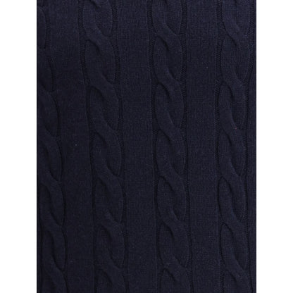 Aragona Cashmere-Pullover mit Rundhalsausschnitt und Flechteffekt