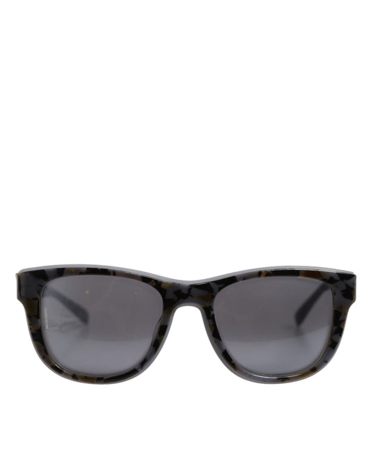 Dolce &amp; Gabbana DG4284F Sonnenbrille aus grauem Schildpatt und blauem Acetat