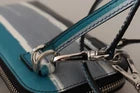 Dolce &amp; Gabbana – Umhängetasche aus blauem Leder mit Umhängegurt, Kartenfach und Handytasche