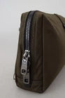 Dolce &amp; Gabbana Grüne Nylon Logo Clutch Herren Tasche Crossbody Schulter