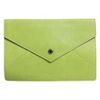Dolce &amp; Gabbana Grüne Lederhandtasche Clutch Mini Geldbörse Beutel Tablet-Etui