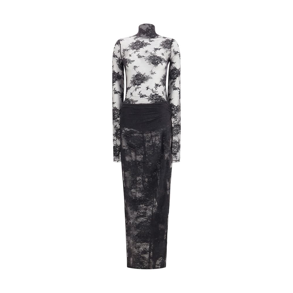 Der Andamane Tessa transparente Spitzen-Jumpsuit