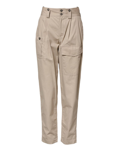 Dolce &amp; Gabbana Beige Cargohose aus Baumwolle für Herren