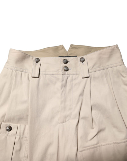 Dolce &amp; Gabbana Beige Cargohose aus Baumwolle für Herren