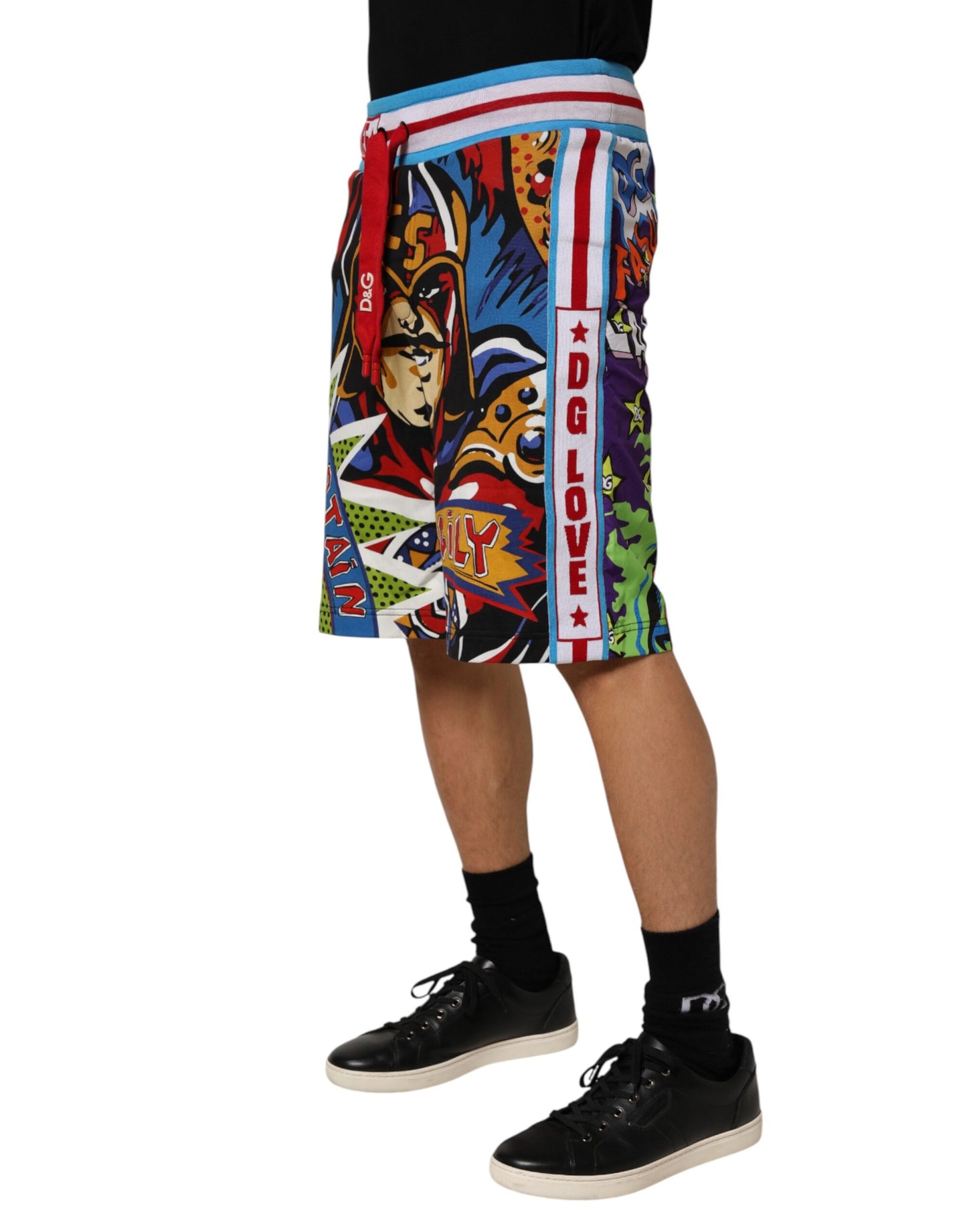 Dolce &amp; Gabbana Mehrfarbige Captain Sicily Herren-Bermudashorts