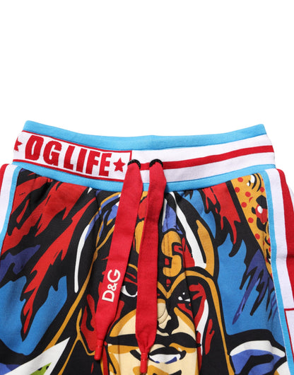 Dolce &amp; Gabbana Mehrfarbige Captain Sicily Herren-Bermudashorts