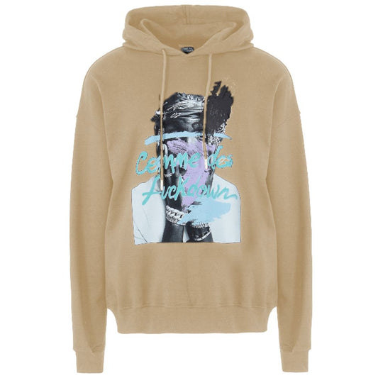 Comme Des Fuckdown Beige Baumwoll-Sweatshirt