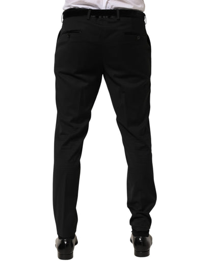 Dolce &amp; Gabbana Schwarze Wollhose für formelle Anlässe