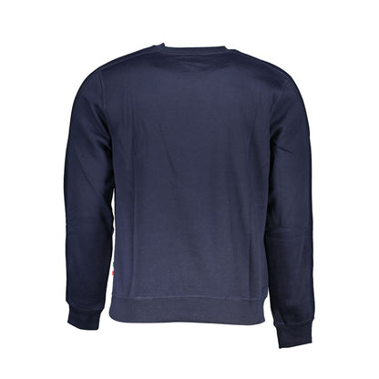 Gianmarco Venturi Blue Cotton Sweatshirt