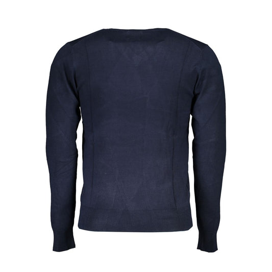 Gianmarco Venturi Blauer Viskosepullover