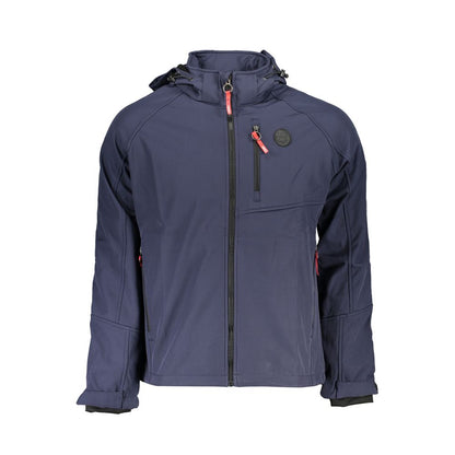 Gianmarco Venturi Blue Polyester Jackets & Coat