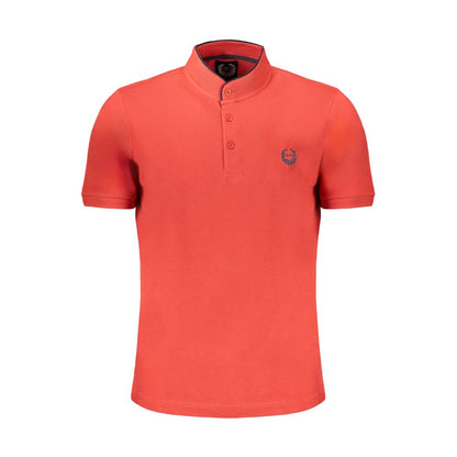 Gianmarco Venturi Red Cotton Polo Shirt