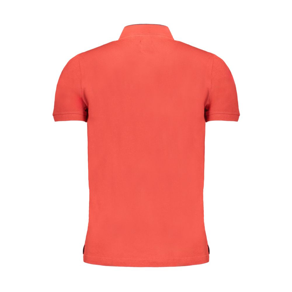 Gianmarco Venturi Red Cotton Polo Shirt