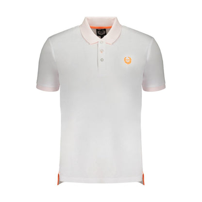 Gianmarco Venturi White Cotton Polo Shirt
