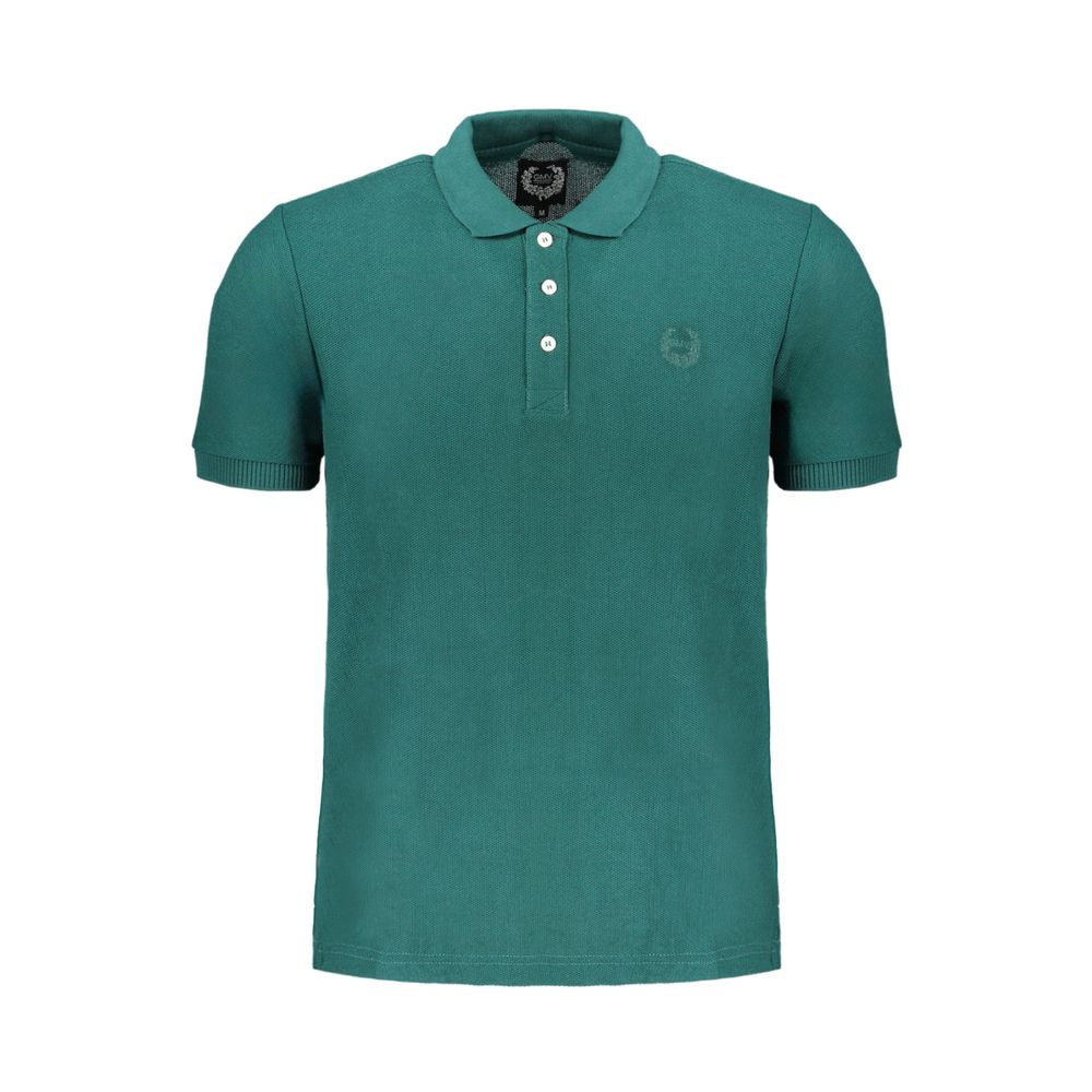 Gianmarco Venturi Green Cotton Polo Shirt