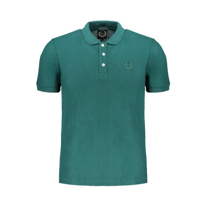 Gianmarco Venturi Green Cotton Polo Shirt