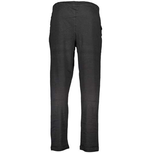 Gianmarco Venturi Black Cotton Pant