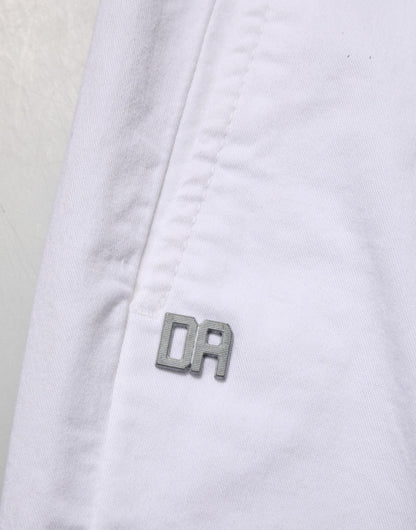 Daniele Alessandrini White Cotton Stretch Slim Fit Denim Jeans