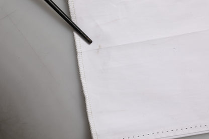 John Richmond White Cotton Stretch Dress Formal Men Trouser Pants