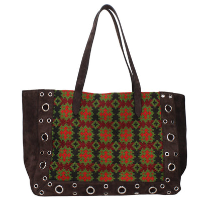 Valentino Garavani Schultertasche aus braunem Leder