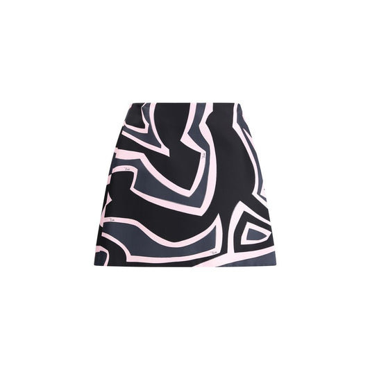 Emilio Pucci Multicolor Silk Mini Skirt