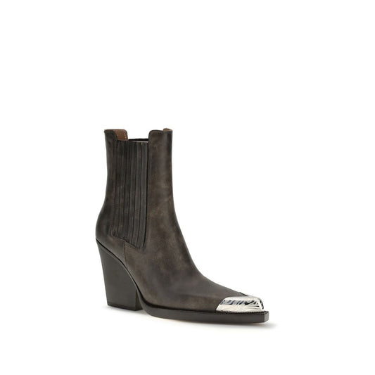 Paris Texas – Schwarze Lederstiefeletten