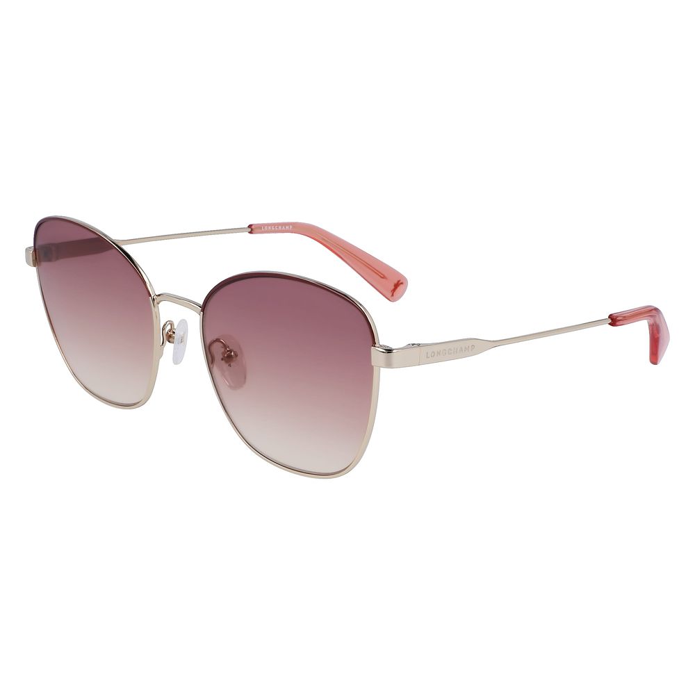 Longchamp Sonnenbrille aus gelbem Metall