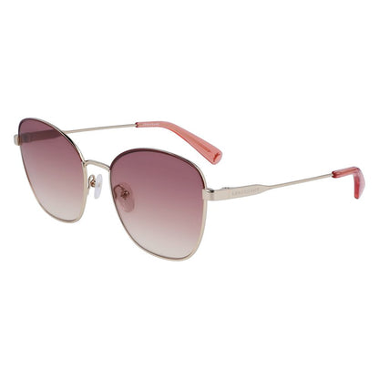 Longchamp Sonnenbrille aus gelbem Metall