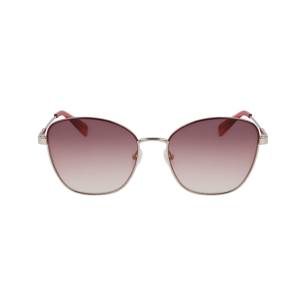 Longchamp Sonnenbrille aus gelbem Metall