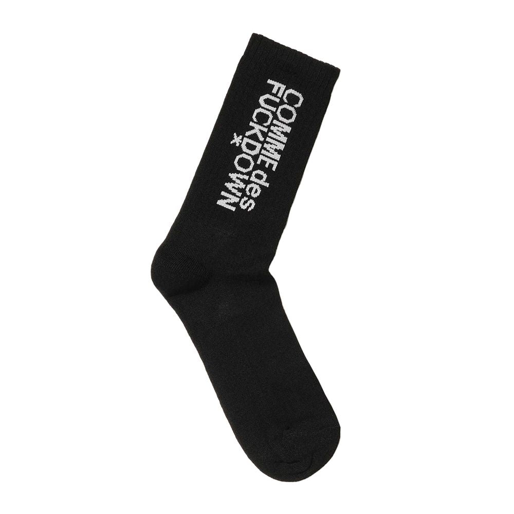 Comme Des Fuckdown Schwarze Baumwollsocken