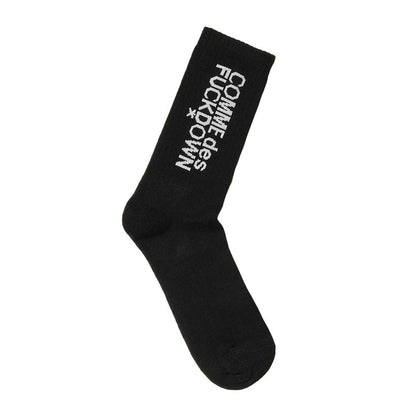 Comme Des Fuckdown Schwarze Baumwollsocken