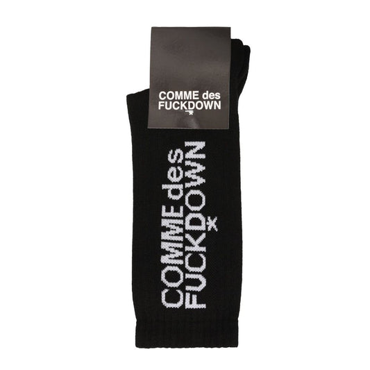 Comme Des Fuckdown Schwarze Baumwollsocken