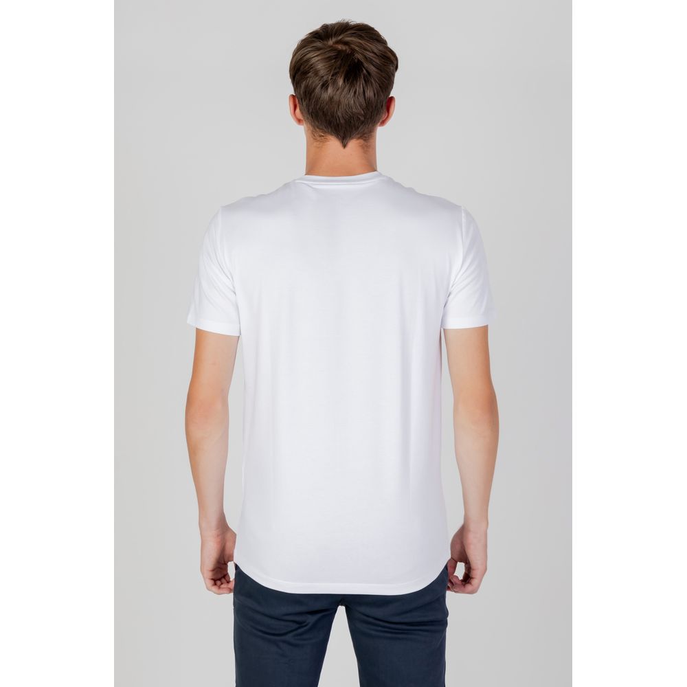 Armani Exchange – Weißes Baumwoll-T-Shirt