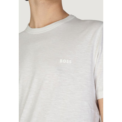 Hugo Boss – Weißes Baumwoll-T-Shirt