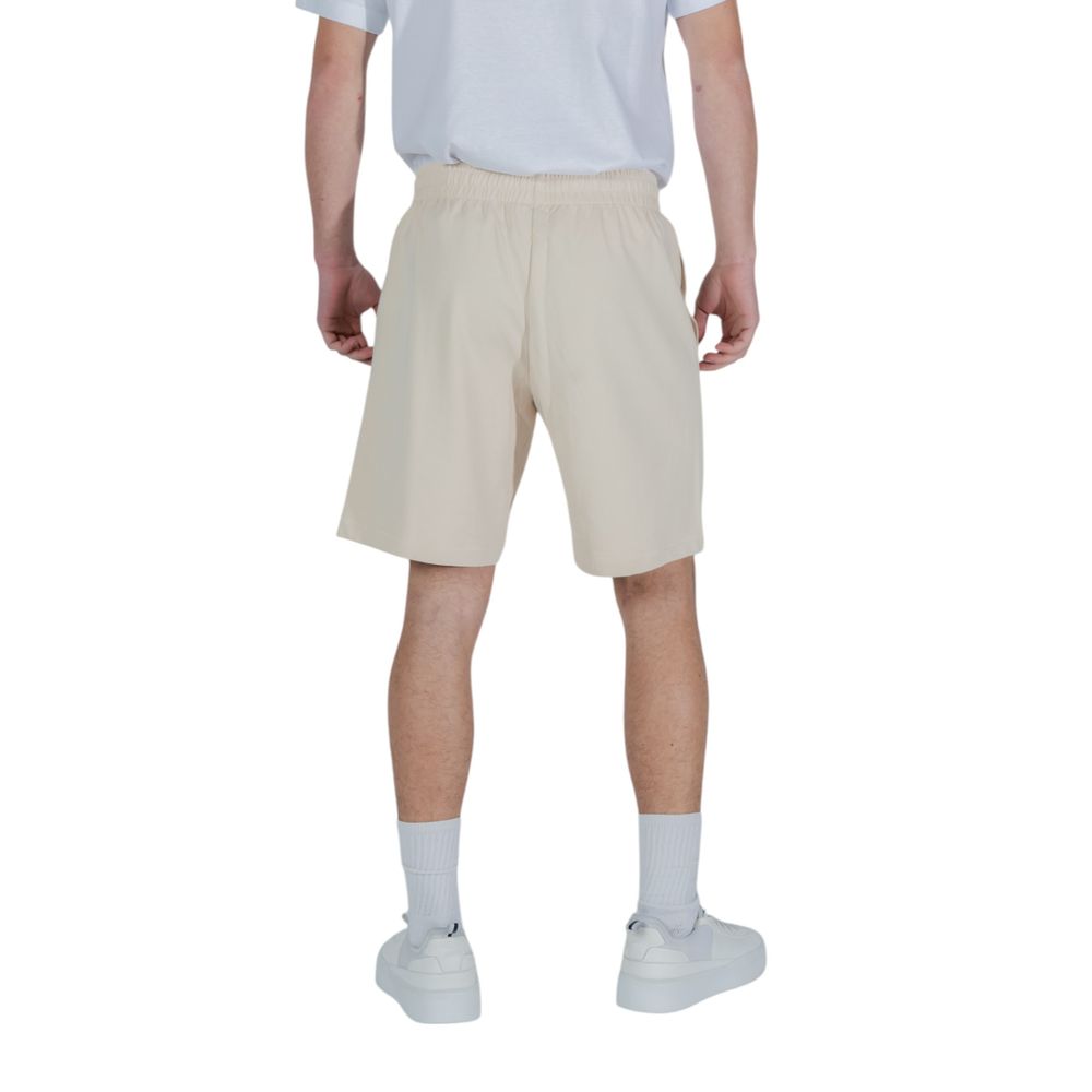 EA7 Emporio Armani Beige Baumwoll-Bermuda