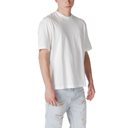 Armani Exchange White Cotton T-Shirt